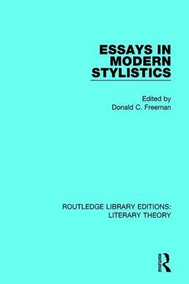 Essays in Modern Stylistics By Freeman, Donald 9781138685703