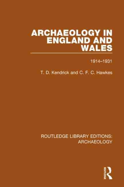 Archaeology in England and Wales 1914-1931 9781138817951 (Paperback)