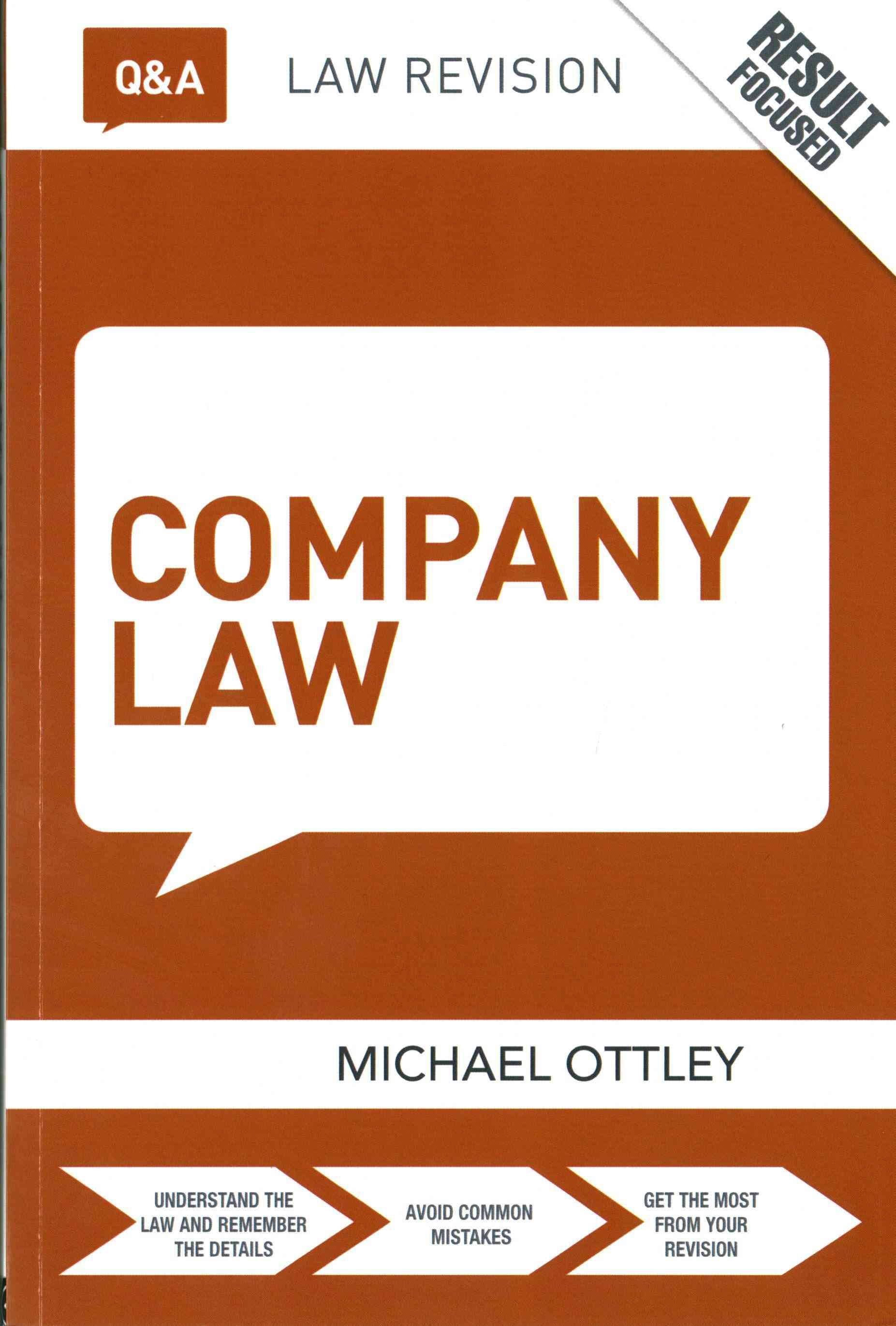 Q&A Company Law By Ottley, Mike 9781138832909 (Paperback)