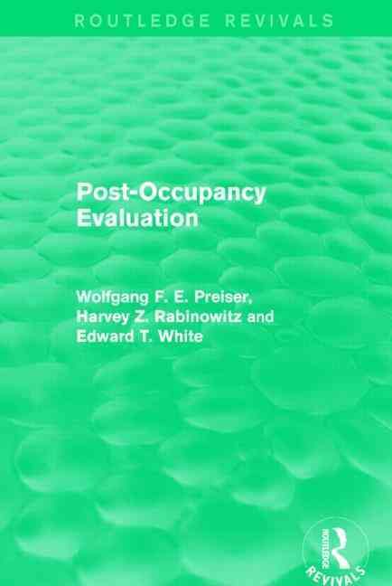 Post-Occupancy Evaluation 9781138886780 (Hardback)