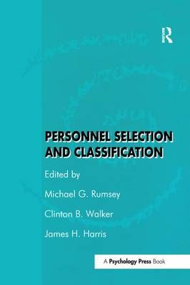 Personnel Selection and Classification 9781138978270 (Paperback)