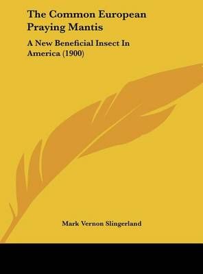 The Common European Praying Mantis By Mark Vernon Slingerland