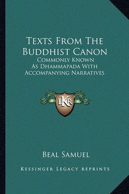 Texts From The Buddhist Canon By Beal Samuel (translator) (Paperback)