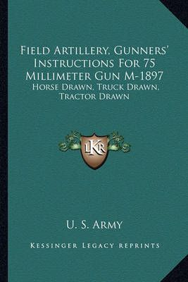 Field Artillery, Gunners' Instructions For 75 Millimeter Gun M-1897