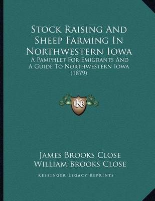 Stock Raising And Sheep Farming In Northwestern Iowa 9781164821380