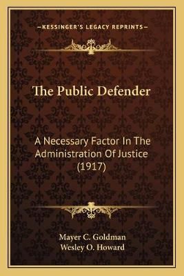 The Public Defender 9781165077083 (Paperback)