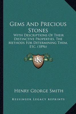 Gems And Precious Stones By Henry George Smith 9781166574093