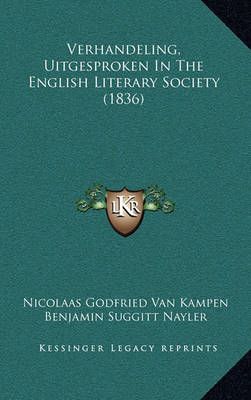 Verhandeling, Uitgesproken In The English Literary Society (1836)