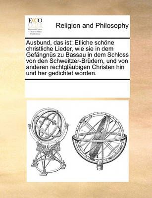 Ausbund, das ist By Multiple Contributors 9781171225768 (Paperback)