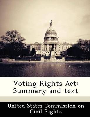 Voting Rights ACT 9781249329565 (Paperback)