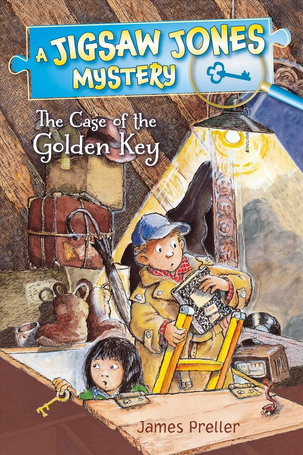 Jigsaw Jones: The Case of the Golden Key By James Preller (Paperback)