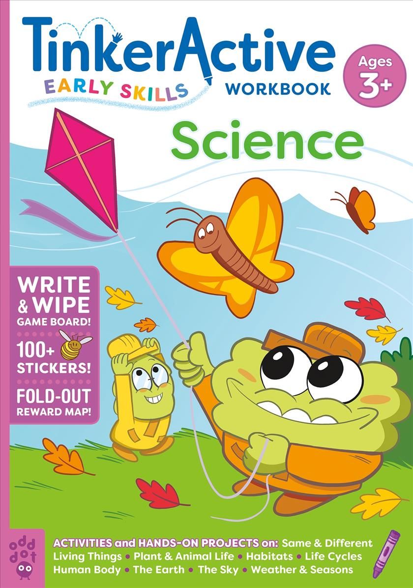 Tinkeractive Early Skills Science Workbook Ages 3+ 9781250795052