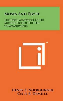 Moses And Egypt 9781258021504 (Hardback)