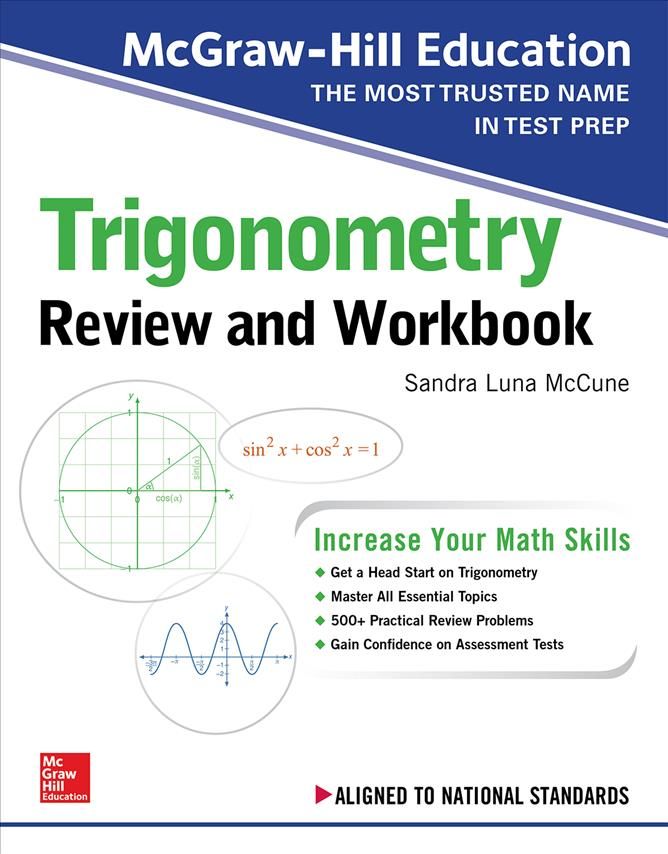 McGraw-Hill Education Trigonometry Review and Workbook 9781260128925