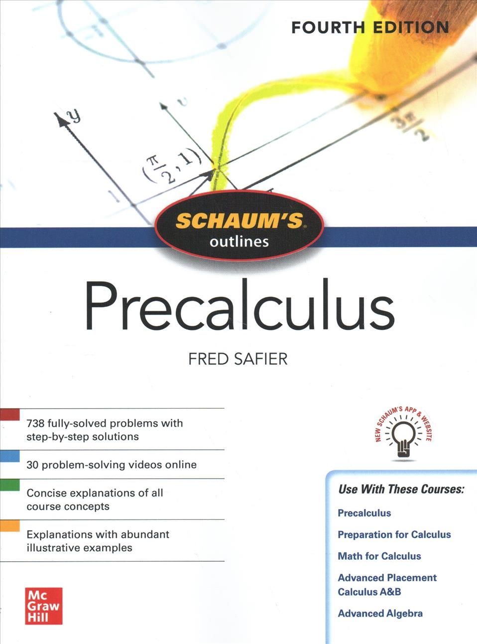 Precalculus By Fred Safier 9781260454208 (Paperback)