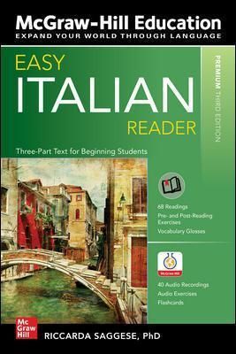 Easy Italian Reader By Riccarda Saggese 9781260463644 (Paperback)
