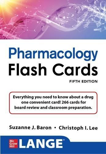 LANGE Pharmacology Flash Cards, Fifth Edition 9781264779963 (Cards)