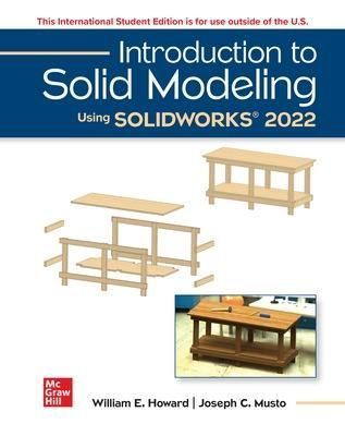 Introduction To Solid Modeling Using Solidworks 2022 ISE 9781265148256
