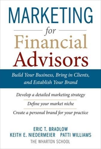 Marketing for Financial Advisors (PB) By Eric Bradlow 9781265956950