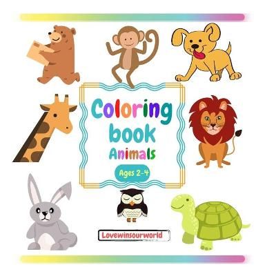 Coloring book Animals By Oprea 9781291247404 (Paperback)