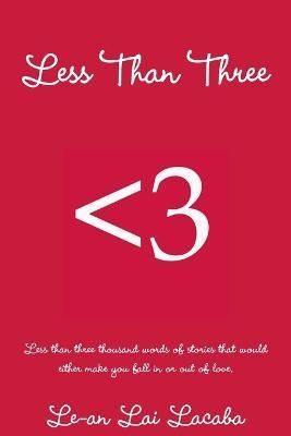Less Than Three By Lacaba 9781291697810 (Paperback)