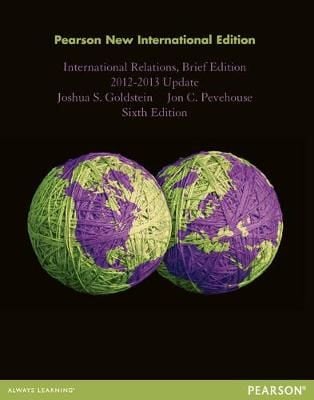 International Relations By Joshua S. Goldstein, Jon C. Pevehouse