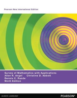 A Survey of Mathematics With Applications 9781292040196 (Paperback)