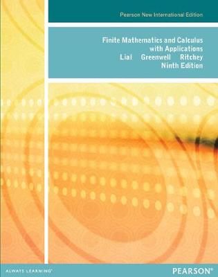 Finite Mathematics and Calculus With Applications 9781292040257