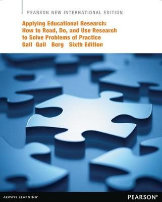Applying Educational Research 9781292041681 (Paperback)