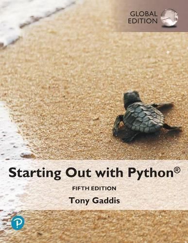 Starting Out With Python By Tony Gaddis 9781292408637 (Paperback)