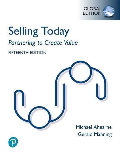 Selling Today By Gerald L. Manning, Michael Ahearne, Barry L. Reece