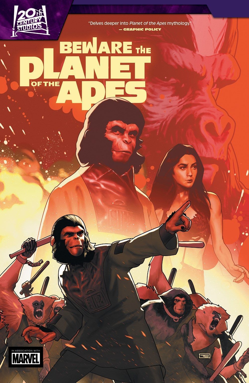 Beware The Planet of The Apes By Marc Guggenheim 9781302957414