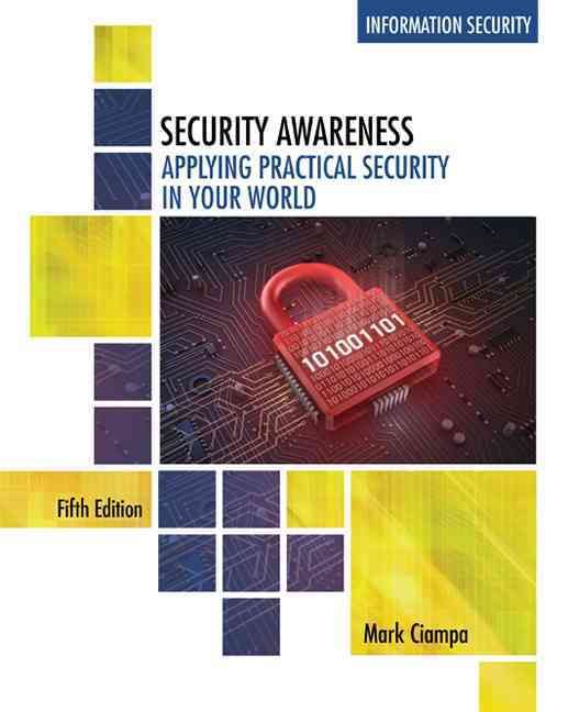 Security Awareness By Mark D. Ciampa 9781305500372 (Paperback)