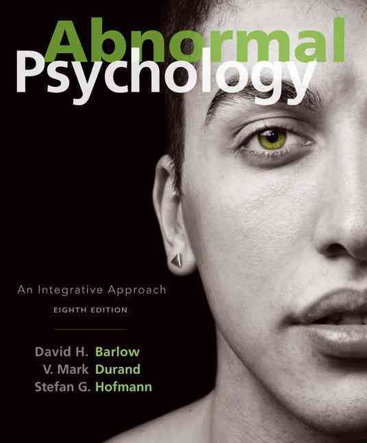 Abnormal Psychology 9781305950443 (Hardback)