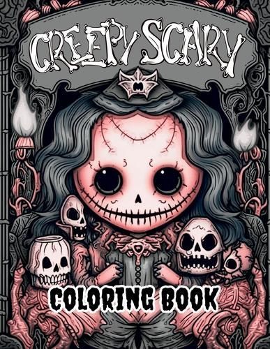 Creepy Scary Coloring Book By Colon 9781312464438 (Paperback)