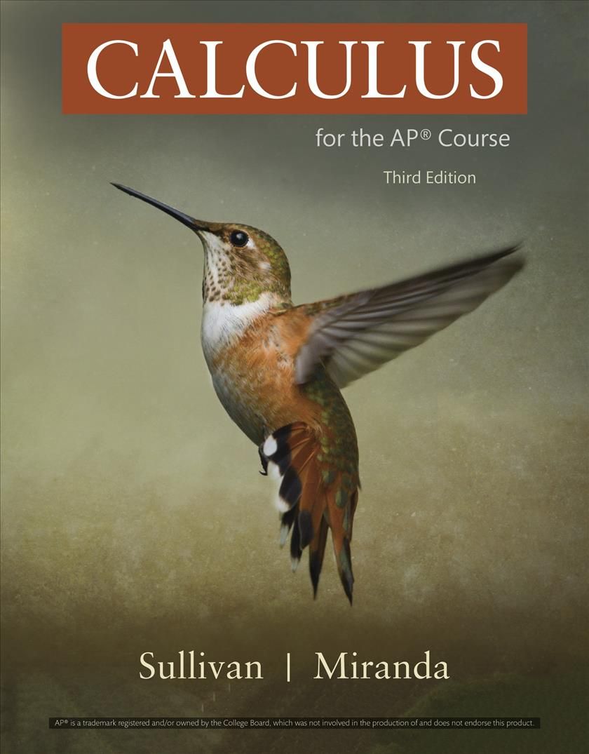 Calculus for the AP Course By Michael Sullivan, Miranda Kathleen