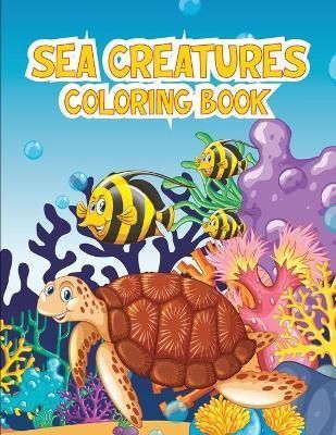 Sea Creatures Coloring Book By Popacolor 9781326078652 (Paperback)