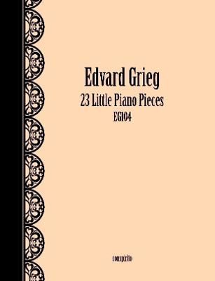 23 Little Piano Pieces By Edvard Grieg 9781326966379 (Paperback)