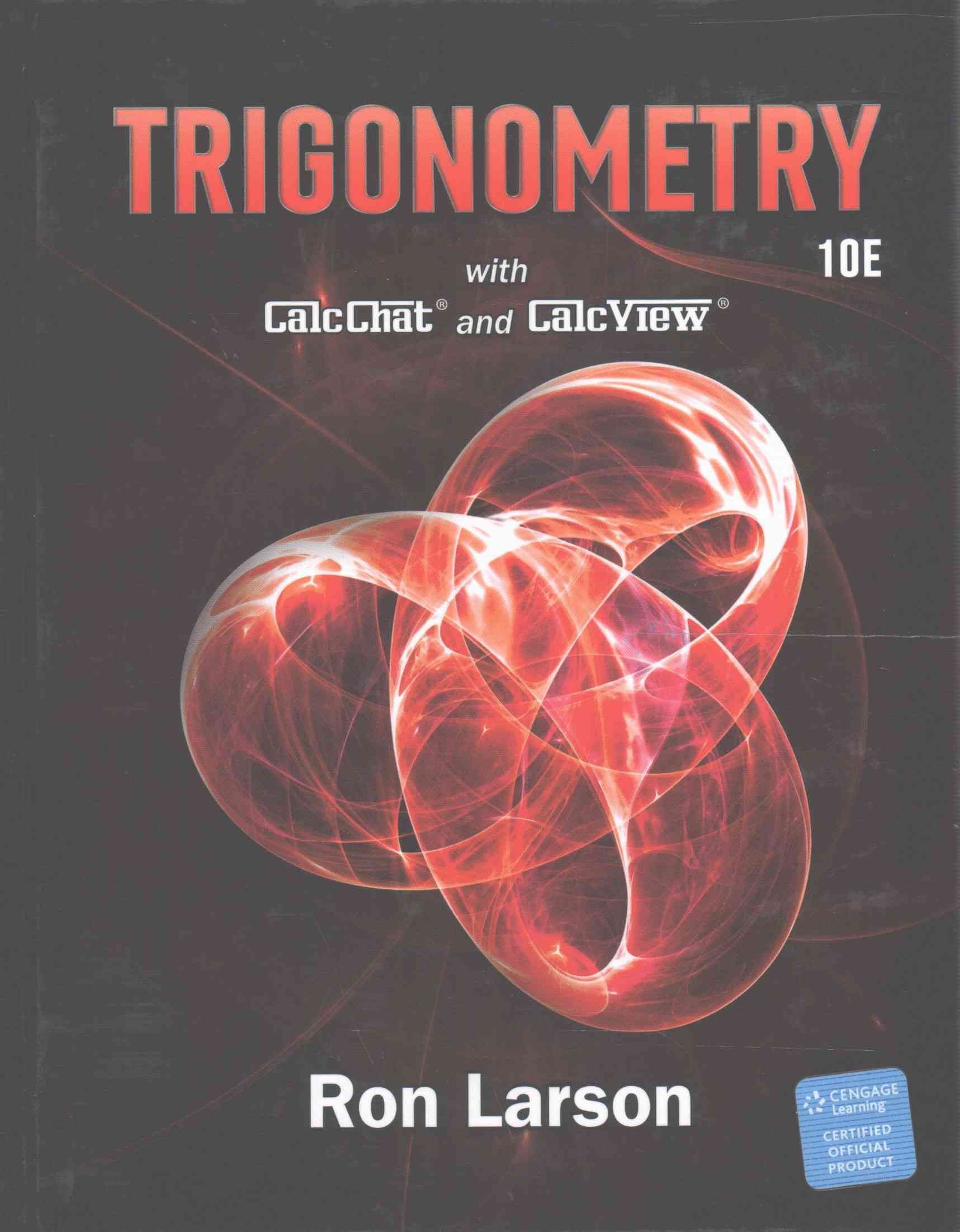 Trigonometry By Ron Larson 9781337278461 (Hardback)