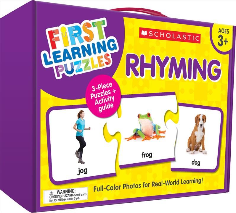 First Learning Puzzles: Rhyming By Scholastic 9781338630527 (Game)
