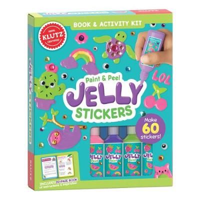 Paint & Peel Jelly Stickers By Editors of Klutz 9781338702194