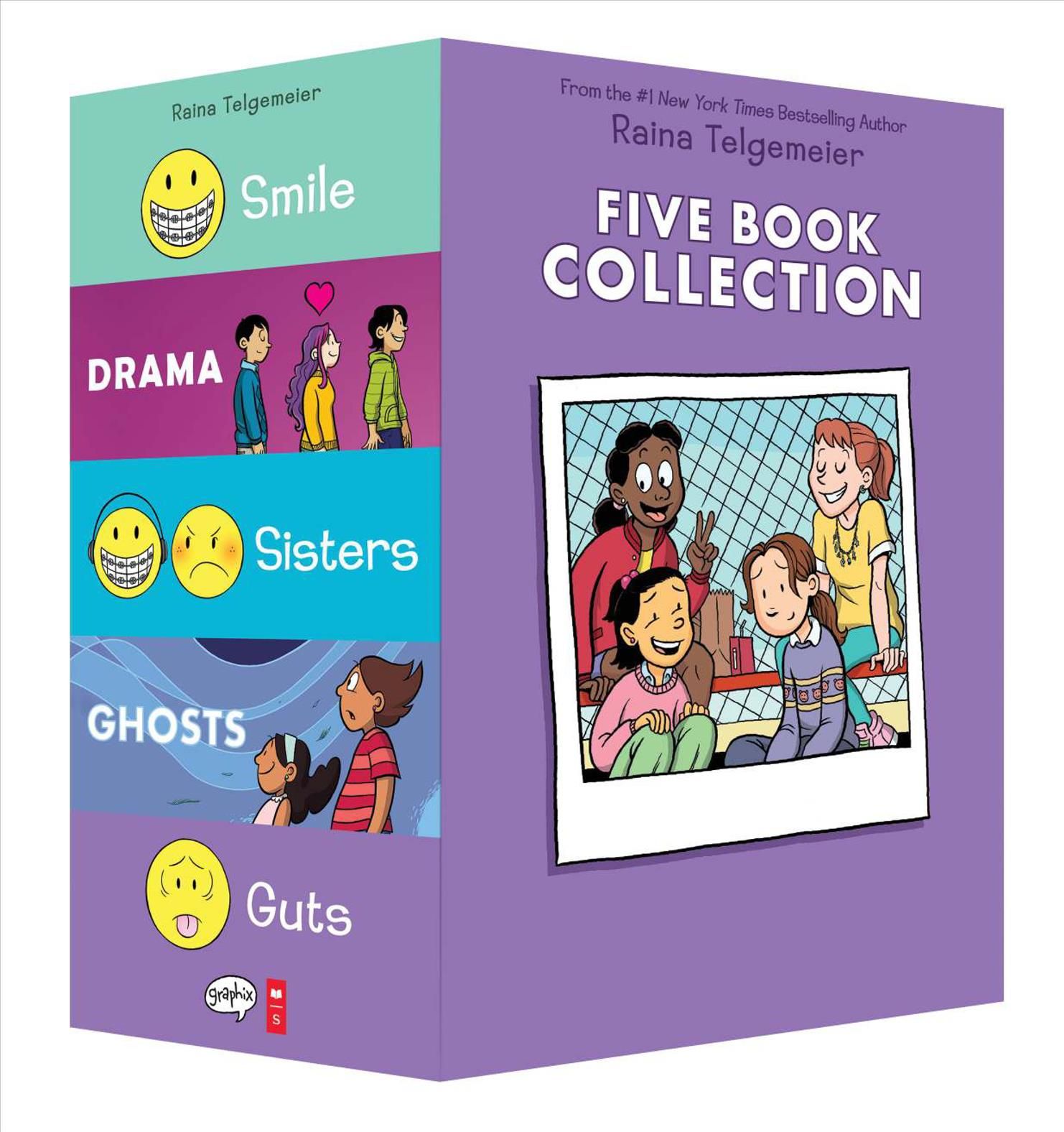 Raina Telgemeier Five Book Collection 9781338725124 (Paperback)