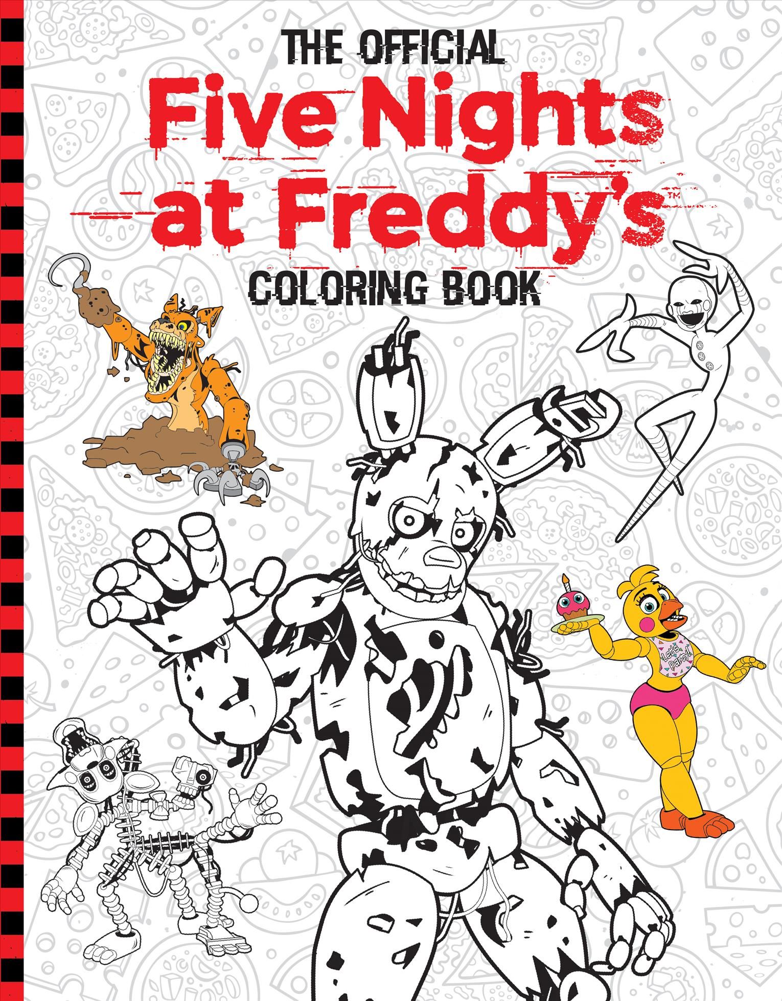 Official Five Nights at Freddy's Coloring Book By Scott Cawthon