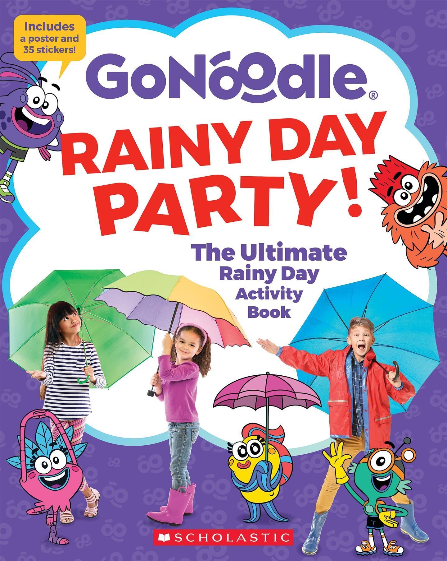 Gonoodle: Rainy Day Party! By Jesse Tyler (texts) 9781338813913