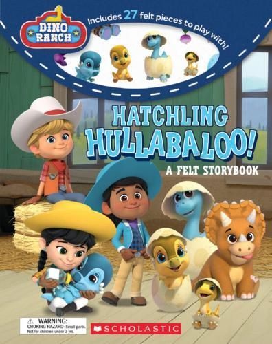 Hatchling Hullabaloo! Felt Storybook By Zackery Cuevas 9781338858334
