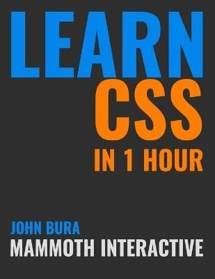 Learn CSS in 1 Hour By John Bura 9781365522680 (Paperback)