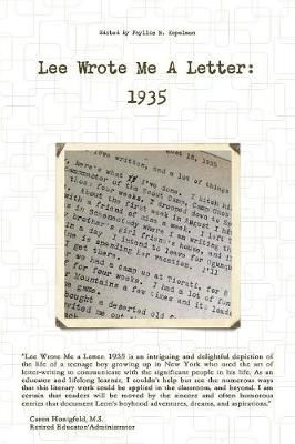 Lee Wrote Me A Letter By Kopelman 9781387727902 (Paperback)