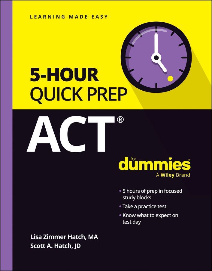 ACT 5-Hour Quick Prep By Lisa Zimmer Hatch, Scott A. Hatch (Paperback)