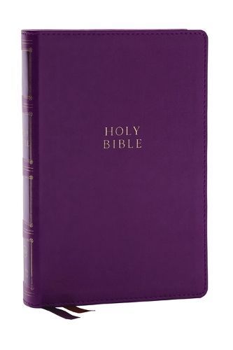 KJV Holy Bible: Compact Bible With 43,000 Center-Column Cross References, Purple Leathersoft, Red Letter, Comfort Print (Thumb Indexing): King ...