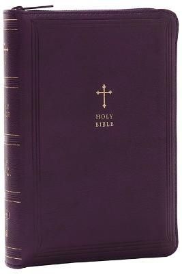 KJV Holy Bible: Compact With 43,000 Cross References, Purple Leathersoft With Zipper, Red Letter, Comfort Print: King James Version